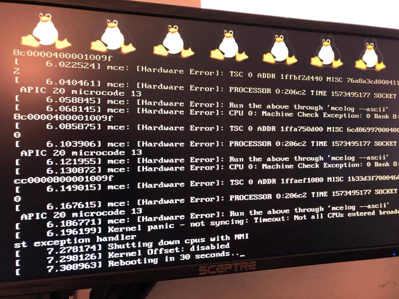 Kernel Panic of CENTOS during boot