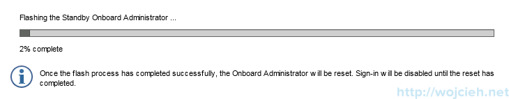 P c7000 Onboard Administrator firmware update 7