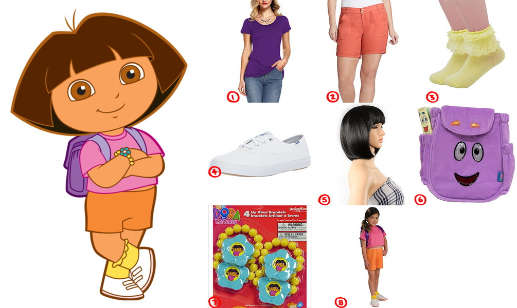 Dora The Explorer Costume for Cosplay & Halloween