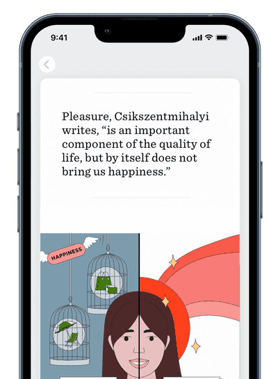 preview of a book in the app