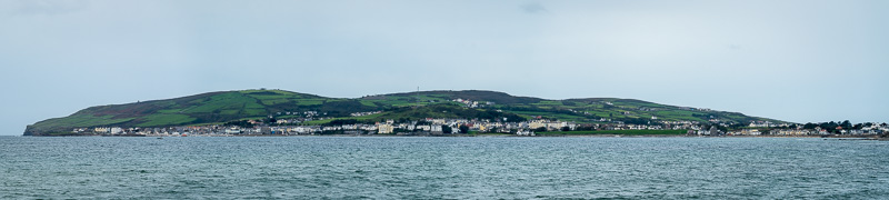 panorama, east of Port Saint Mary, Isle of Man, United Kingdom