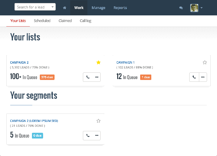 Sort favourited lists first on your work dashboard