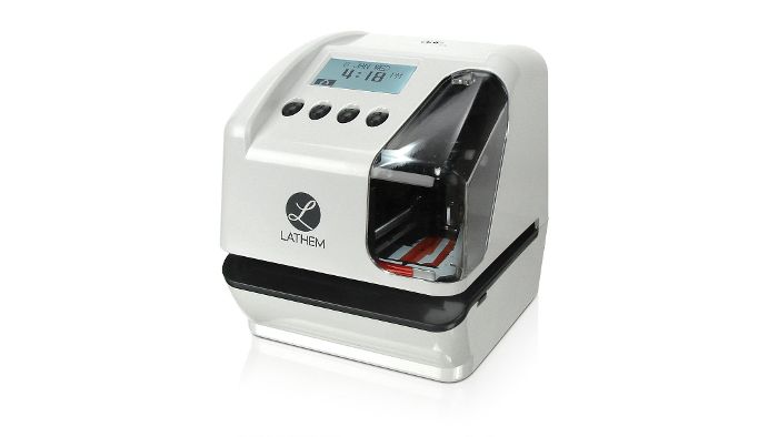 LT5000 Side Print Time Clock and Stamp