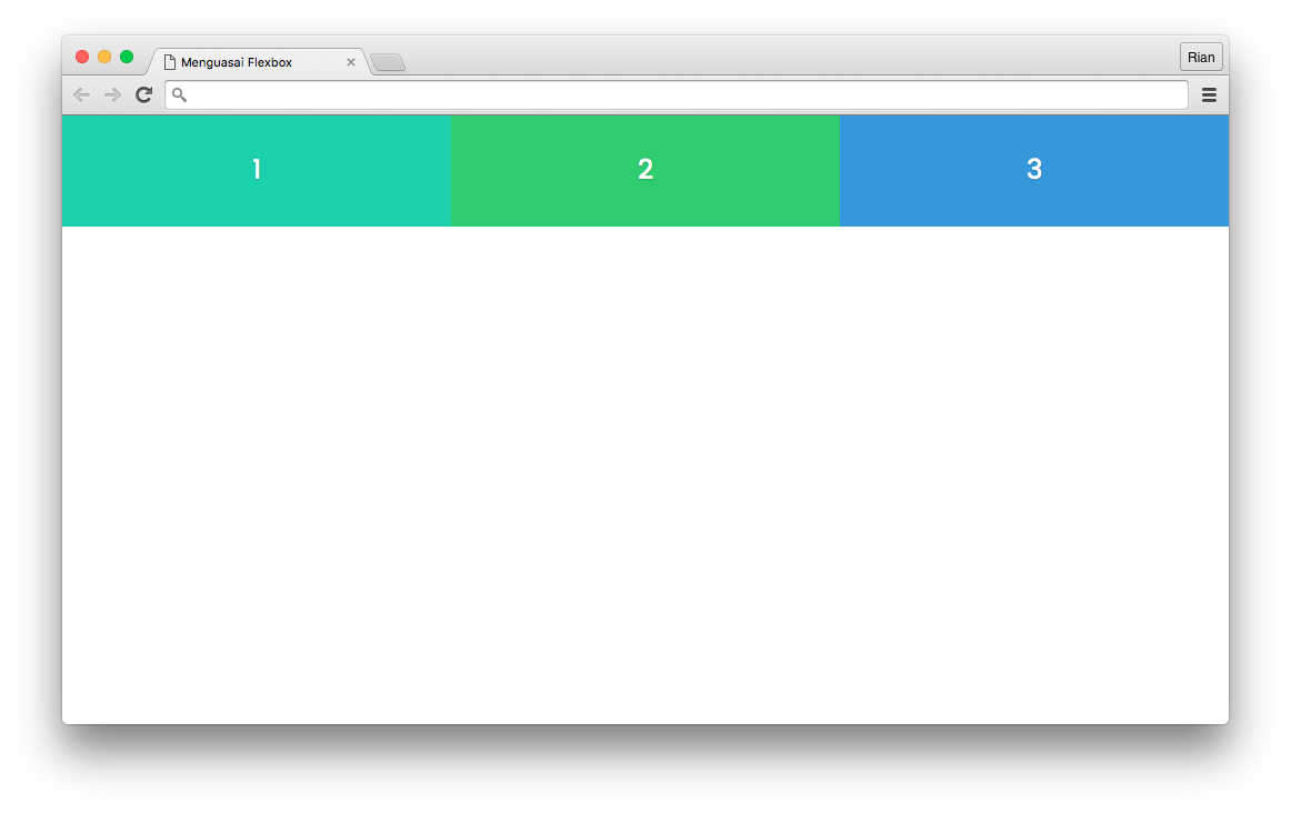 Flexbox Layout : Penambahan Flex-grow pada box