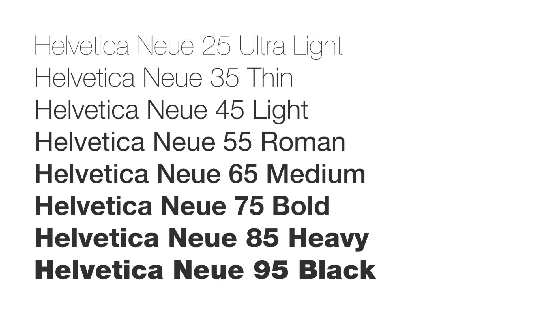 Helvetica font for web design
