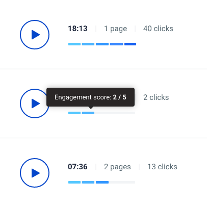 Engagement score in LiveSession