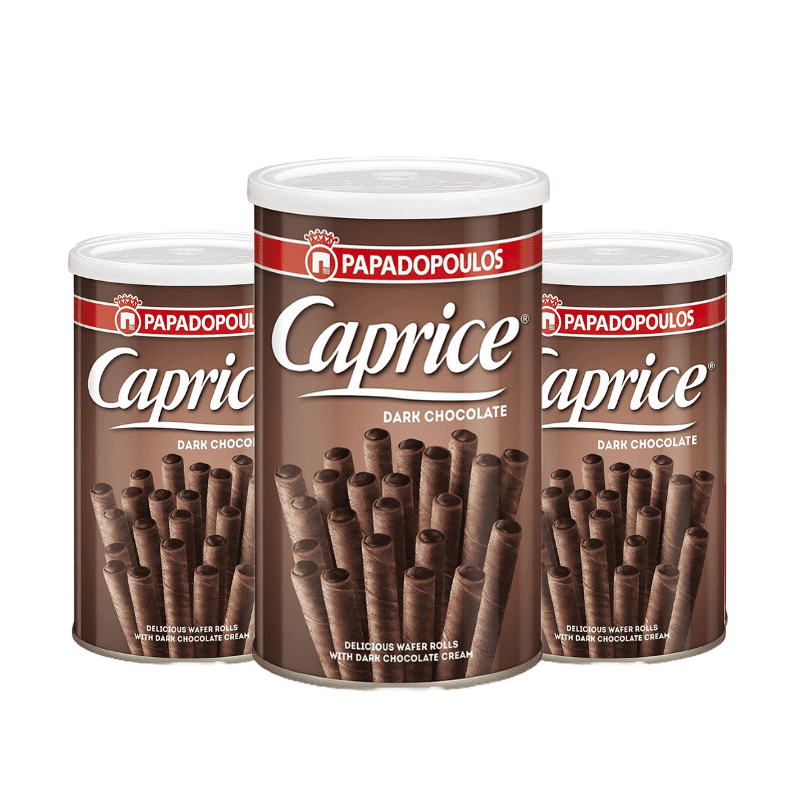 Greek-Grocery-Greek-Products-Dark-Chocolate-Wafer-rolls-Caprice-250g-Papadopoulos