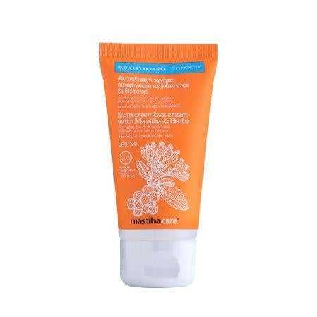 Sunscreen with mastic and herbs SPF30 - 50ml