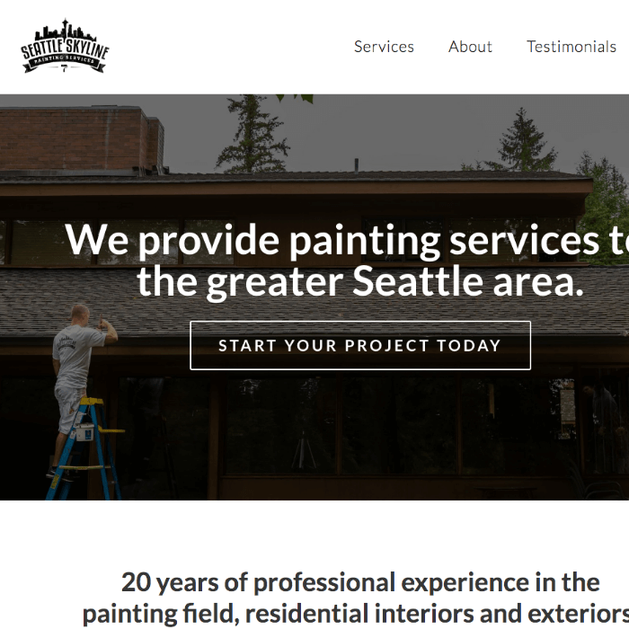 Seattle Skyline Painting Services website