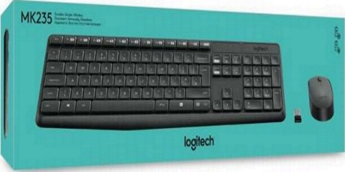 <h4>Logitech Wireless Keyboard& Mouse MK-235</h4>