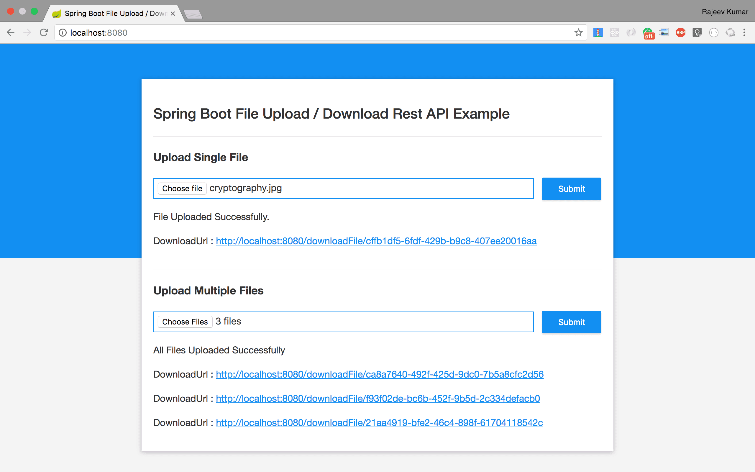 Spring Boot File Upload / Download with JPA, Hibernate, and MySQL ...
