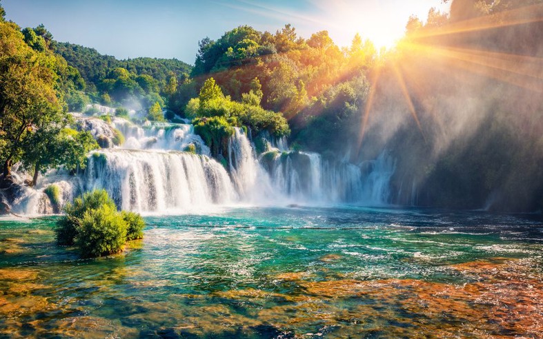 Swimming in the Croatian Waterfalls