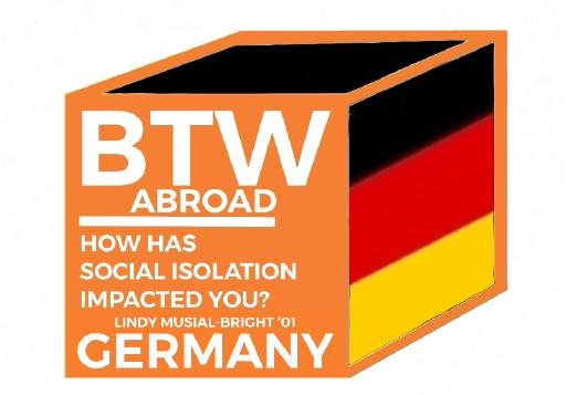 Graphic with German flag