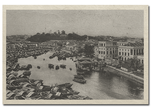 驳船码头，1920年代