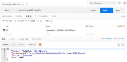 Spring Boot File Upload / Download Rest API Example | CalliCoder