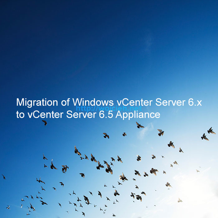 Migration of vCenter Server 6.x to vCenter Server 6.5 - Logo