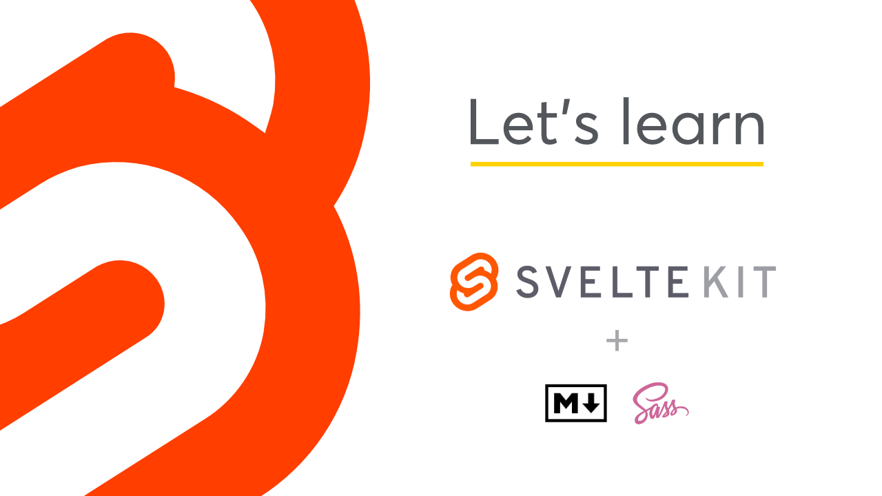 Preview image for Let's learn SvelteKit by building a static Markdown blog from scratch