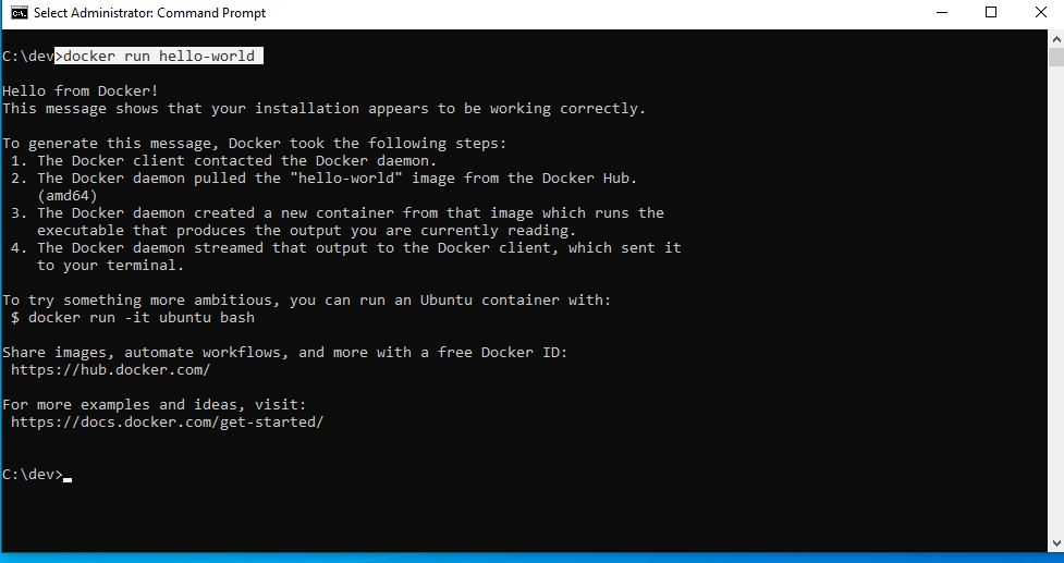 Ejecutar Docker