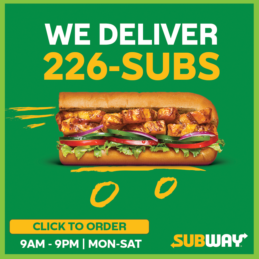 subway delivery menu