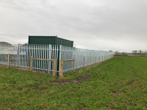 palisade fencing in Lancaster on a hydro farm