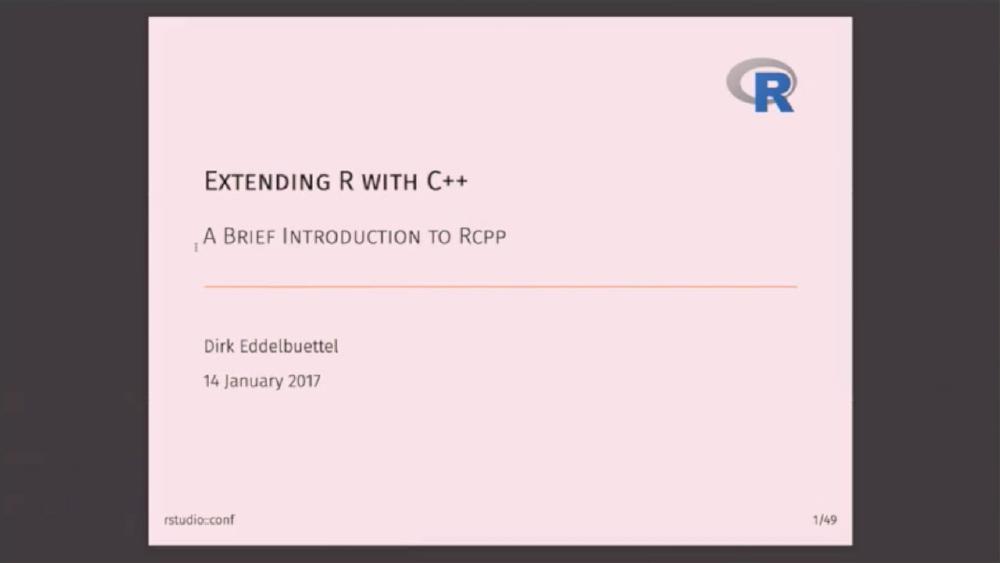 Extending R with C++: A Brief Introduction to Rcpp