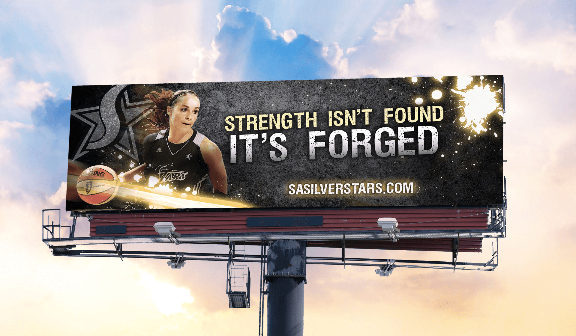 WNBA Silver Stars Billboard