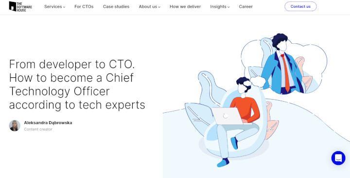 From developer to CTO - Interview Screenshot