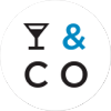 Logo of the partner shop Drinks&Co, which leads to rum-relevant offers
