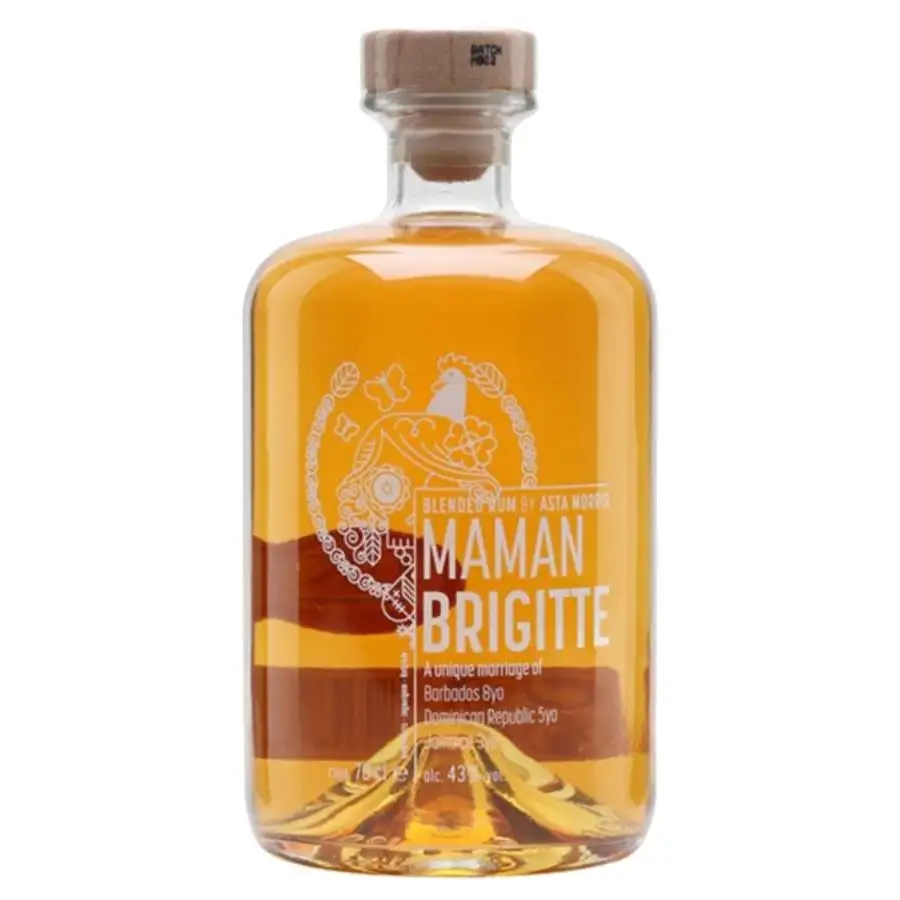 Image of the front of the bottle of the rum Maman Brigitte