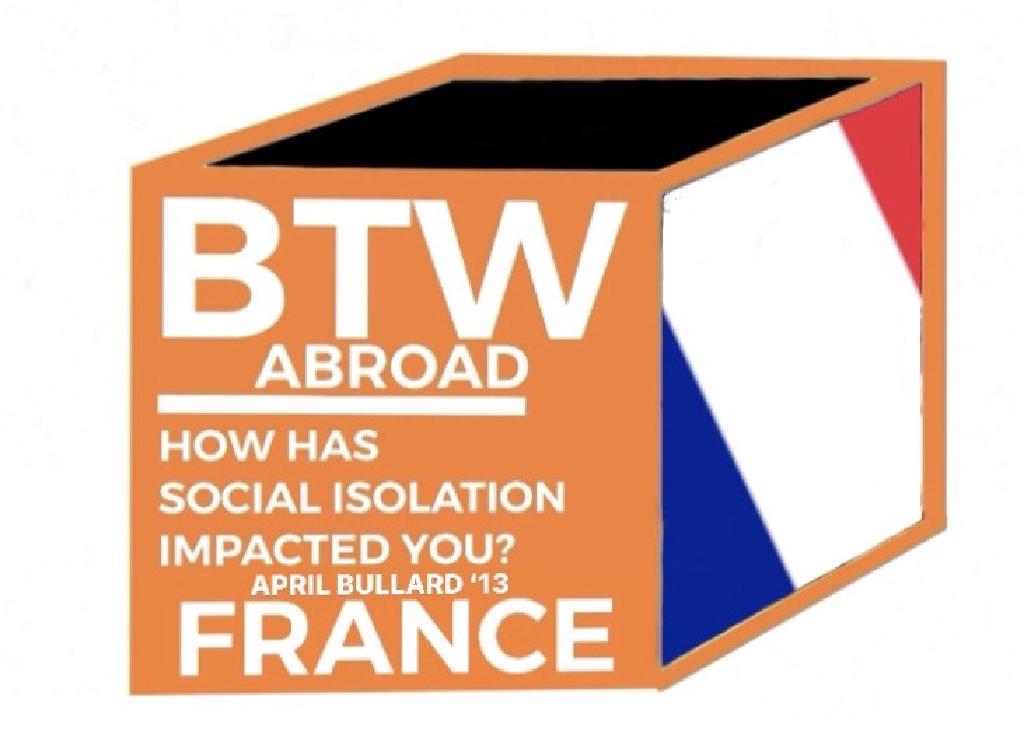 Graphic with French flag