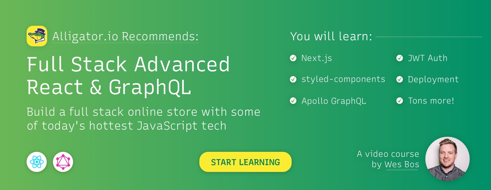 Recommended React and GraphQL course
