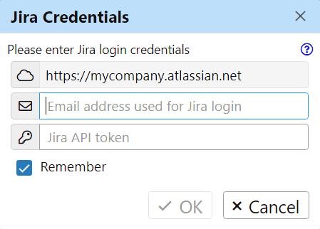 Set Jira Credentials in ReqView