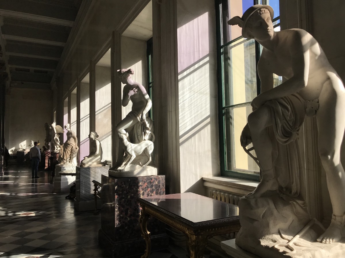 One of the many sculpture rooms.