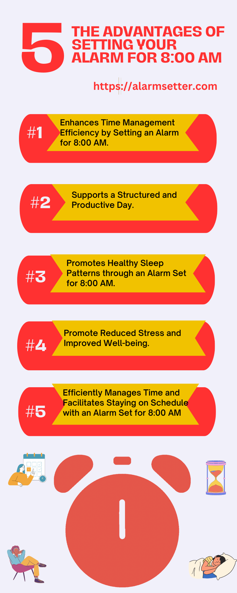 Set Alarm for 8 AM and Achieve Your Goals