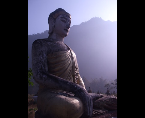 Burma Morning Buddhas 1