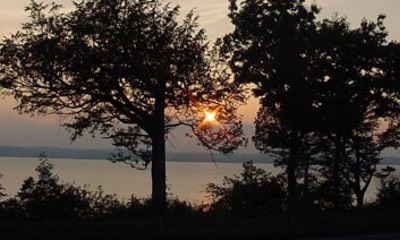 Onondaga Lake at Sunset