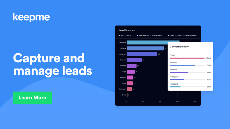 Capture and manage leads with ease