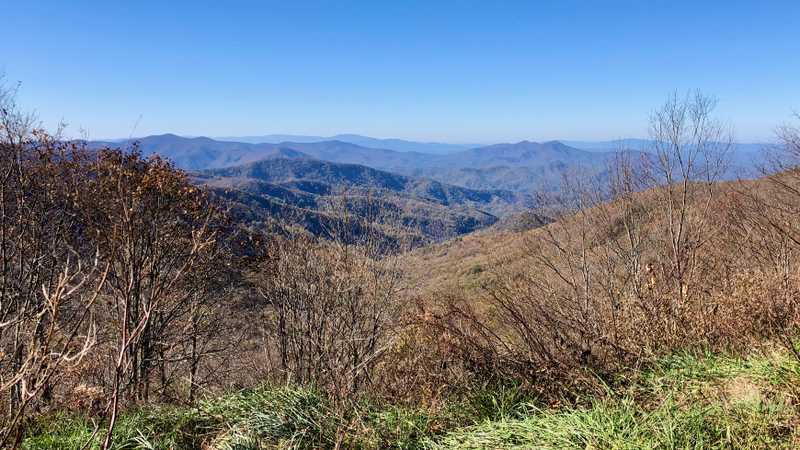 A view from the Cherohala Skyway