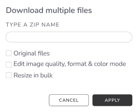Canto’s Download options dialog box