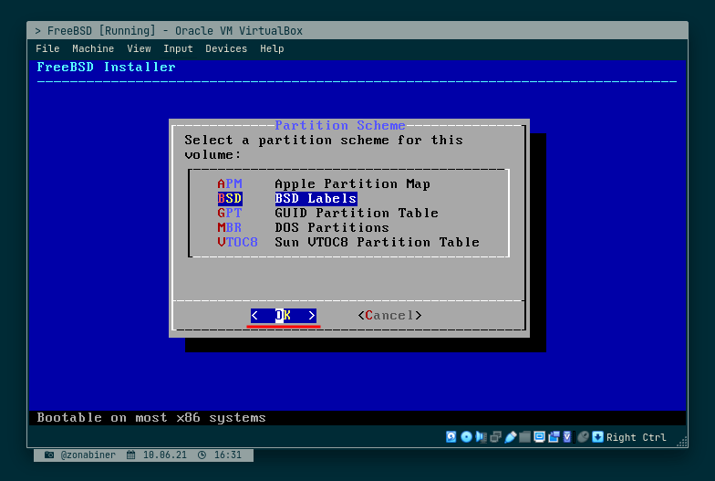 Choose Partition Scheme Choose Partition Scheme