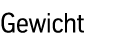Gewicht
