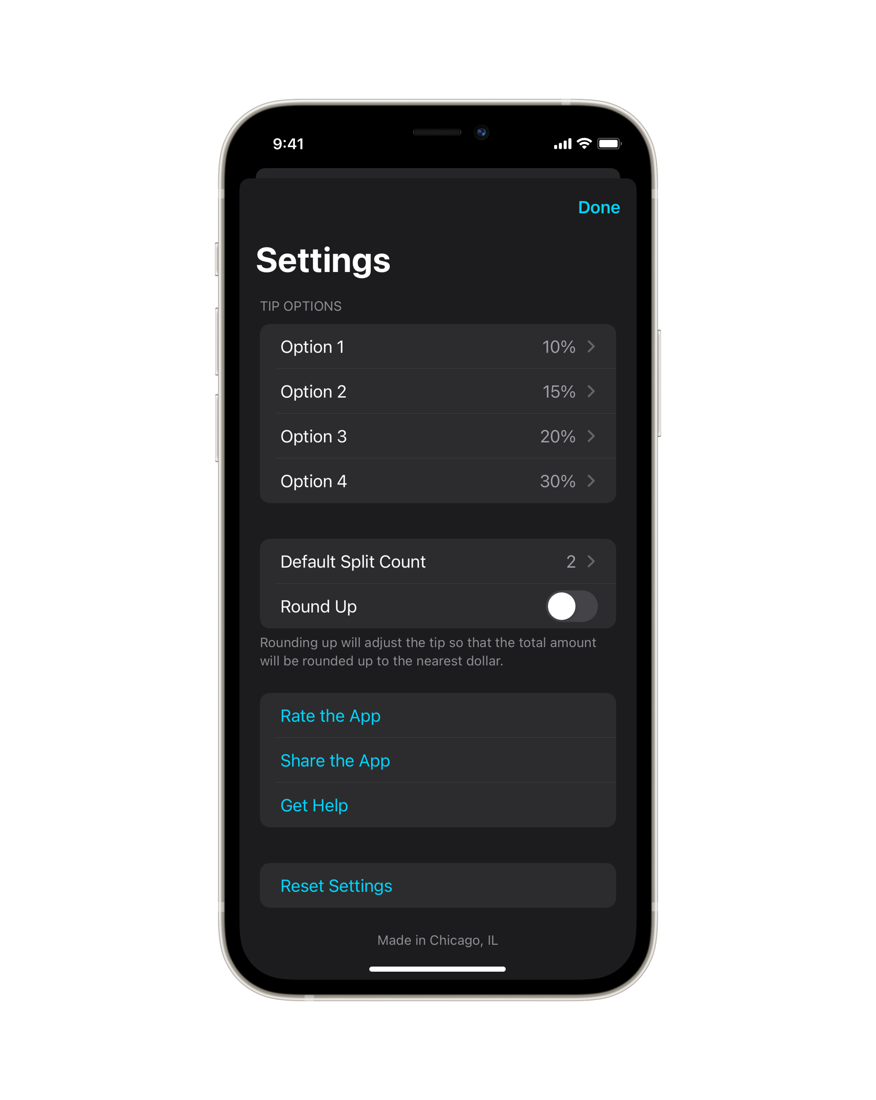 Tip App - Calculate the Tip