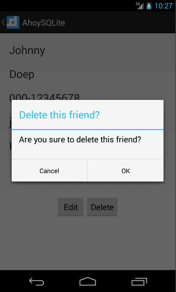 Delete