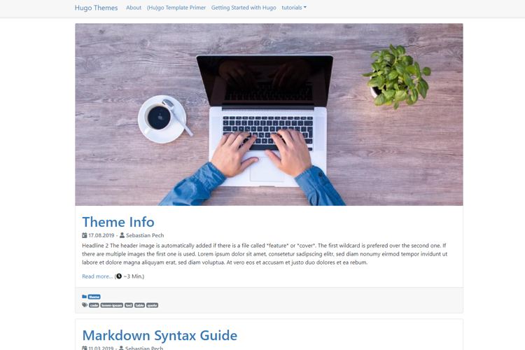 Bootstrap-Bp-Hugo-Theme