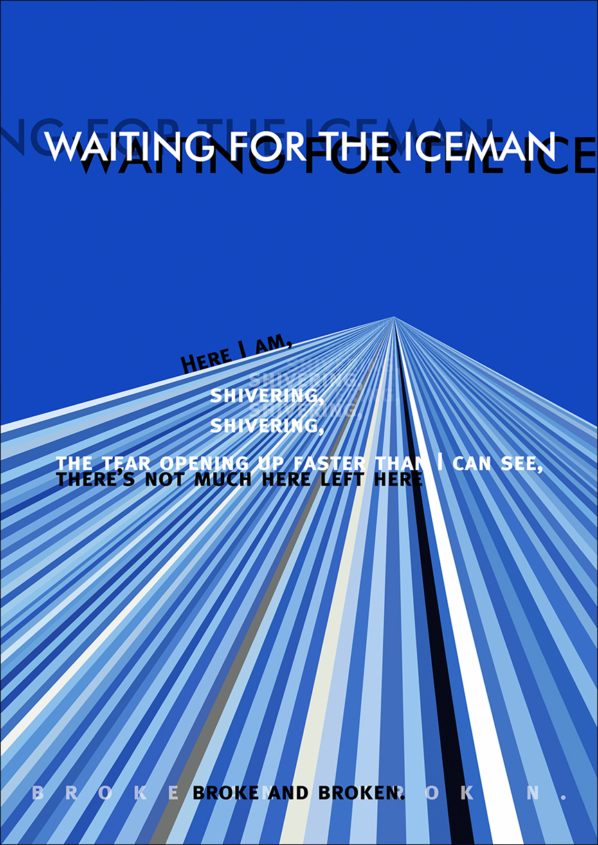 “Waiting for the Iceman: a poem” Book Cover