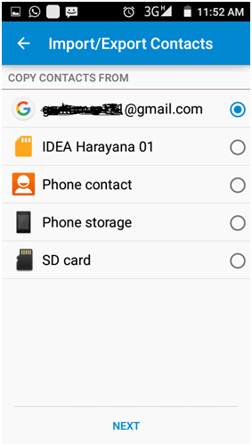 In your phone go to your settings menu and ‘add account’ or ‘clouds and accounts’ option