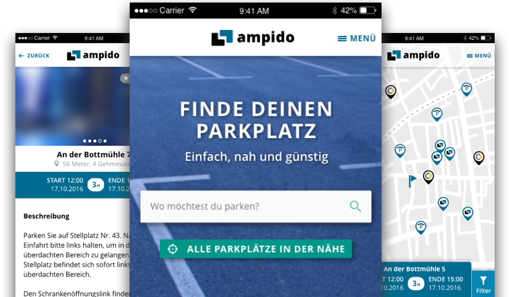 Ampido mobilescreens