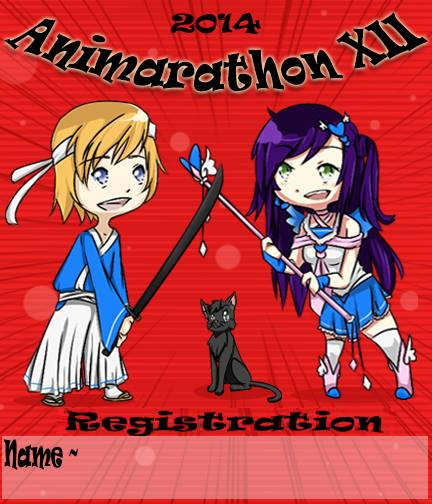 The 2014 Animarathon Badge.