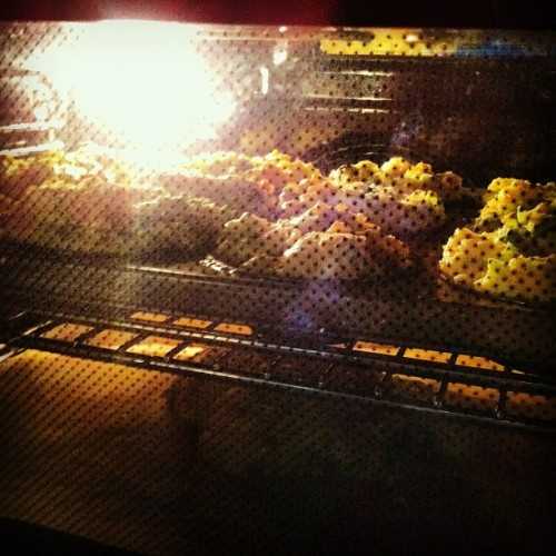 In the oven