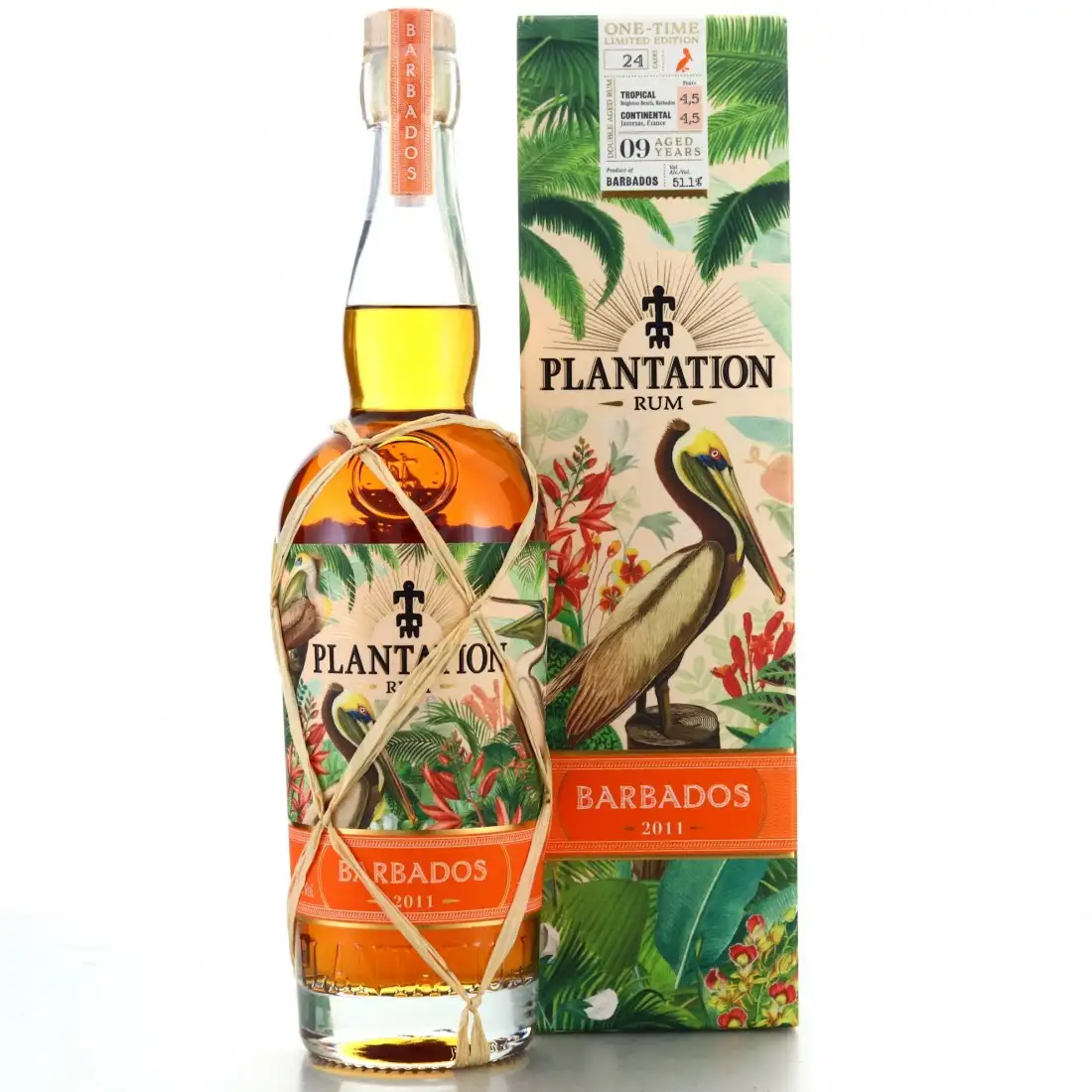 Image of the front of the bottle of the rum Plantation One-Time Limited Edition